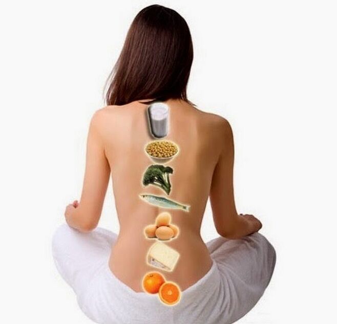 produtos útiles para a columna vertebral na osteocondrose torácica